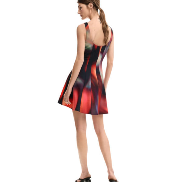 Desigual - Γυναικείο Κοντό Φόρεμα Cortesmancha 26SWVW02-2000 Μαύρο 26SWVW02-2000