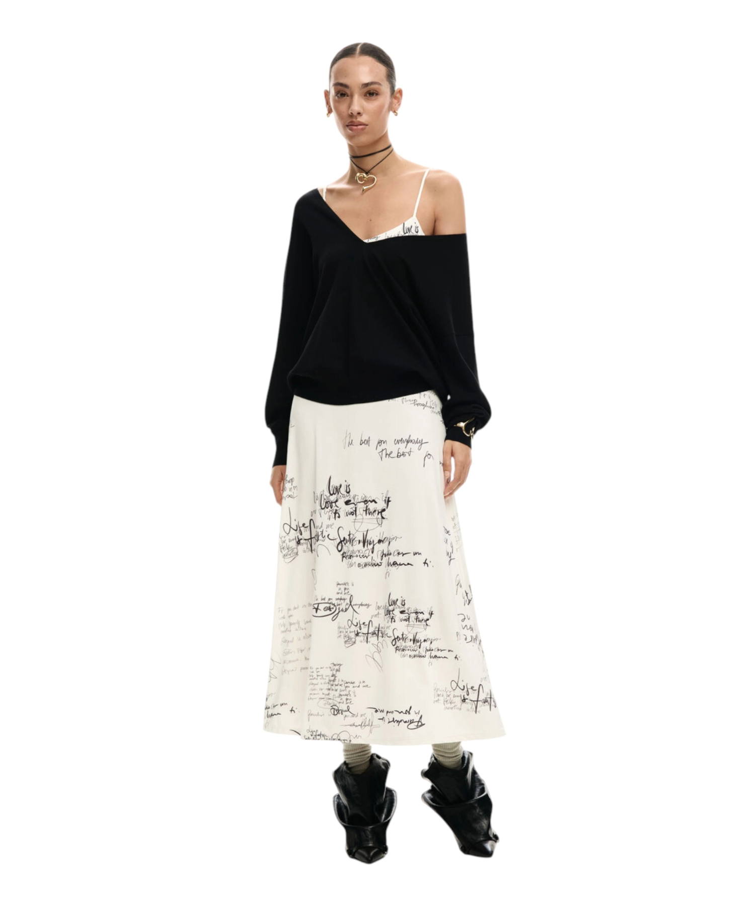 Desigual - Γυναικείο Μακρύ Φόρεμα Morisot 26SWVK33-1001 Λευκό (1) Desigual - Γυναικείο Μακρύ Φόρεμα Morisot 26SWVK33-1001 Λευκό 26SWVK33-1001