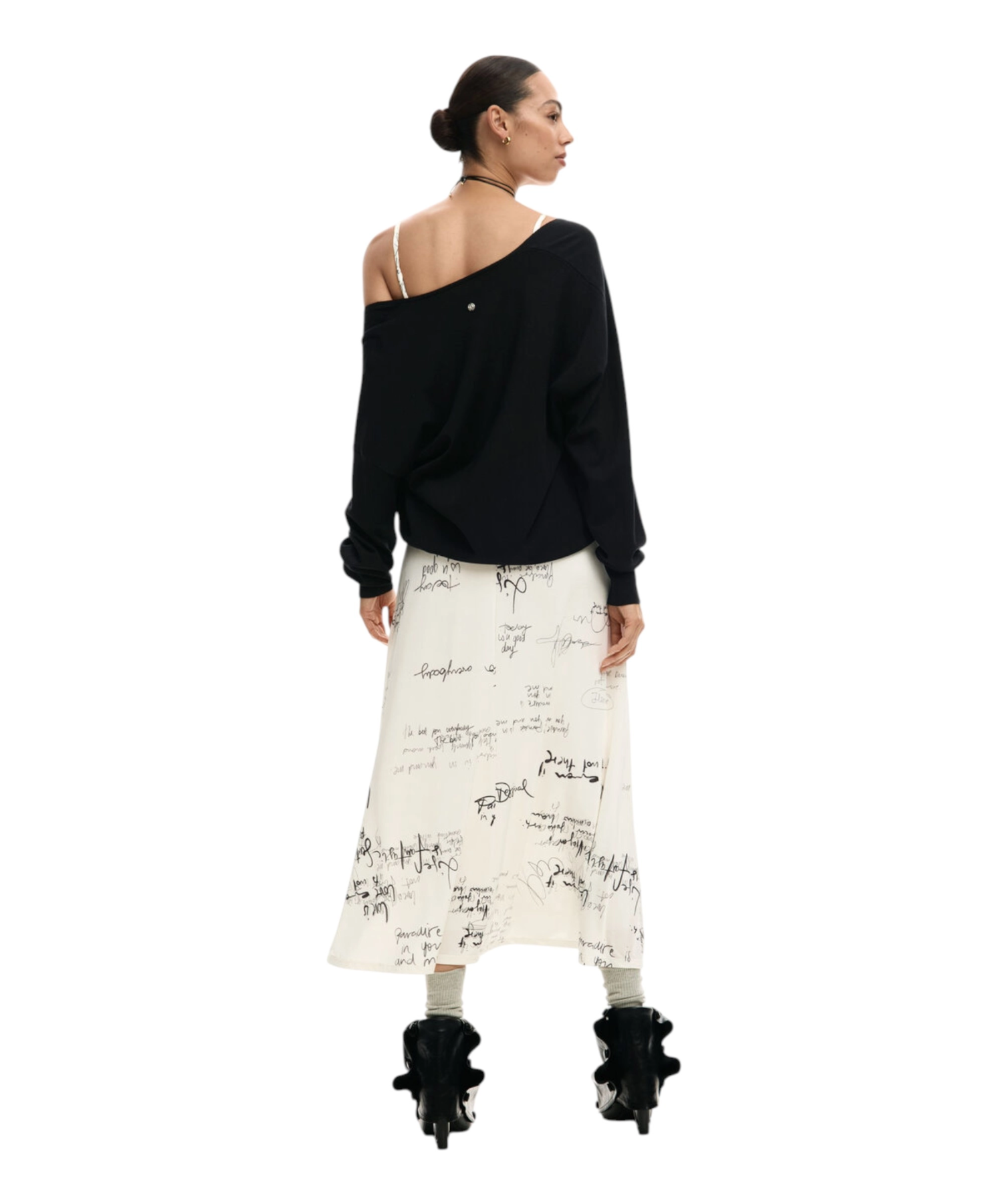 Desigual – Γυναικείο Μακρύ Φόρεμα Morisot 26SWVK33-1001 Λευκό (4) Desigual - Γυναικείο Μακρύ Φόρεμα Morisot 26SWVK33-1001 Λευκό 26SWVK33-1001