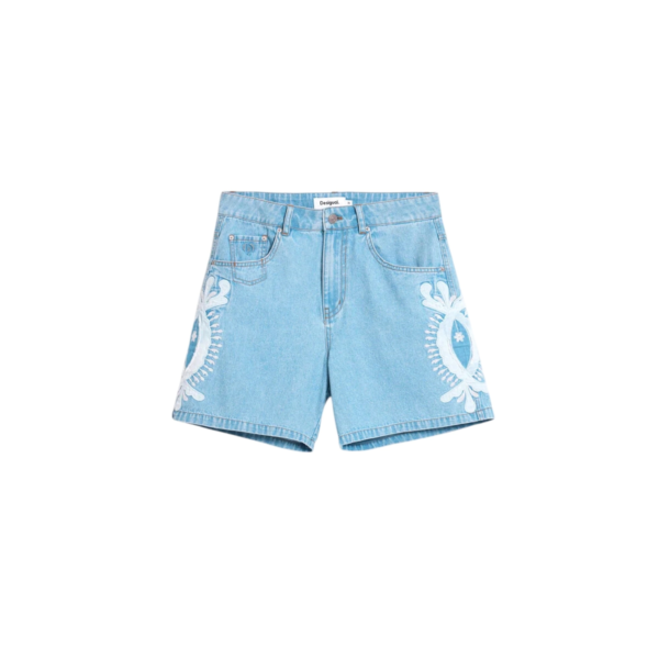 Desigual - Γυναικείο Παντελόνι Σορτς Τζιν Wakanda 26SWDD45-5053 Γαλάζιο 26SWDD45-5053