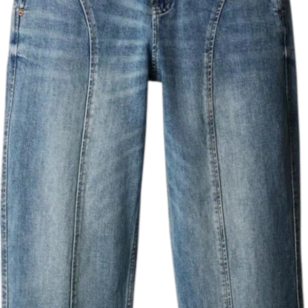 Desigual - Γυναικείο Παντελόνι Τζιν Balloon Degrad 26SWDD41-5053 Μπλε 26SWDD41-5053