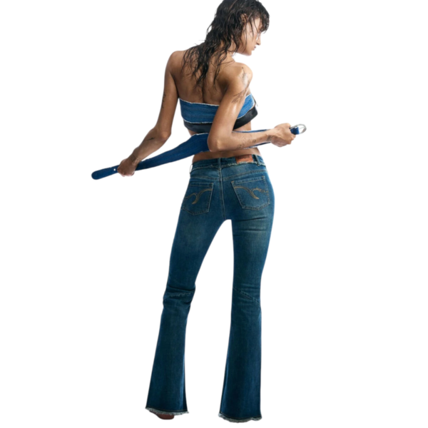 Desigual - Γυναικείο Παντελόνι Τζιν Bootcut 26SWDD09-5008 Μπλε 26SWDD09-5008