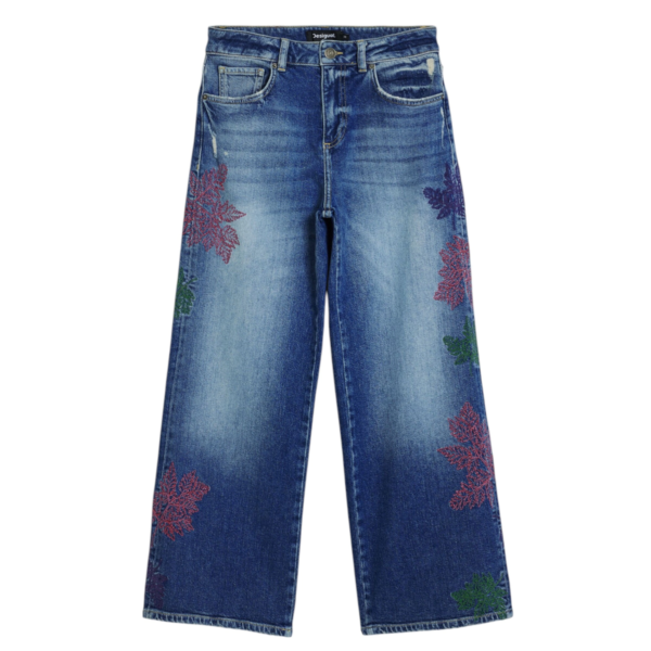 Desigual - Γυναικείο Παντελόνι Τζιν Botanic 25WWDD21-5053 Μπλε 25WWDD21-5053