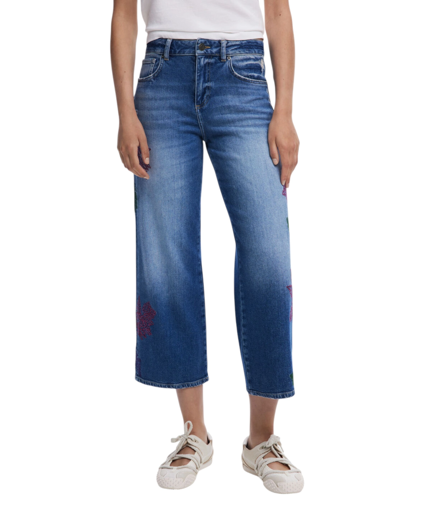 Desigual - Γυναικείο Παντελόνι Τζιν Botanic 25WWDD21-5053 Μπλε (2) Desigual - Γυναικείο Παντελόνι Τζιν Botanic 25WWDD21-5053 Μπλε 25WWDD21-5053