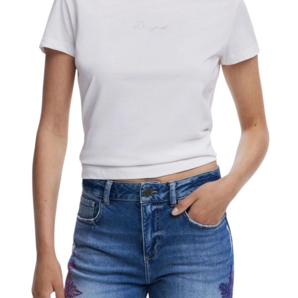 Desigual - Γυναικείο Παντελόνι Τζιν Botanic 25WWDD21-5053 Μπλε 25WWDD21-5053