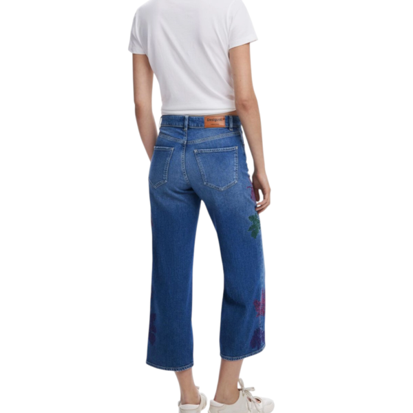 Desigual - Γυναικείο Παντελόνι Τζιν Botanic 25WWDD21-5053 Μπλε 25WWDD21-5053