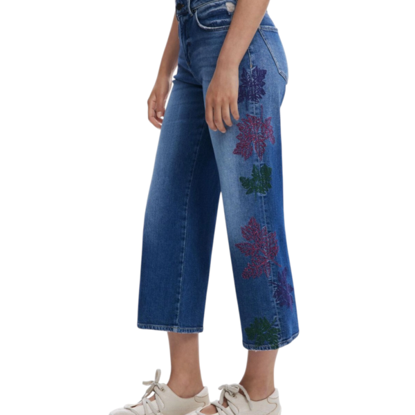 Desigual - Γυναικείο Παντελόνι Τζιν Botanic 25WWDD21-5053 Μπλε 25WWDD21-5053