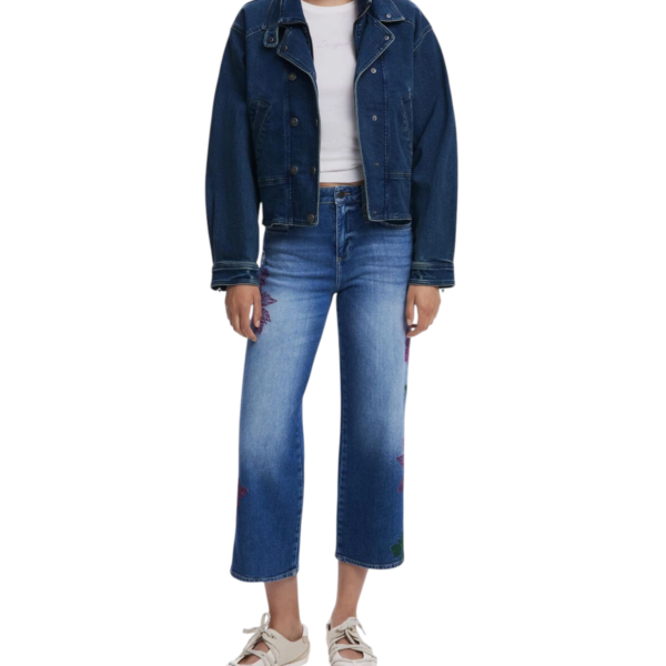 Desigual - Γυναικείο Παντελόνι Τζιν Botanic 25WWDD21-5053 Μπλε 25WWDD21-5053