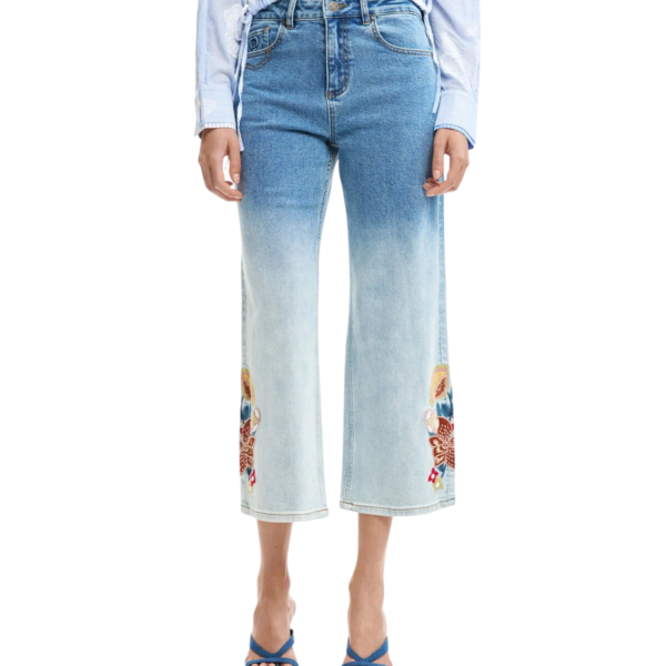 Desigual - Γυναικείο Παντελόνι Τζιν Coco 26SWDD20-5053 Μπλε