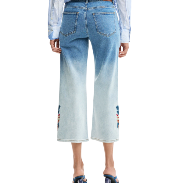 Desigual - Γυναικείο Παντελόνι Τζιν Coco 26SWDD20-5053 Μπλε 26SWDD20-5053