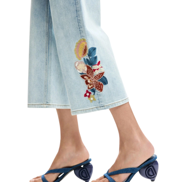 Desigual - Γυναικείο Παντελόνι Τζιν Coco 26SWDD20-5053 Μπλε 26SWDD20-5053