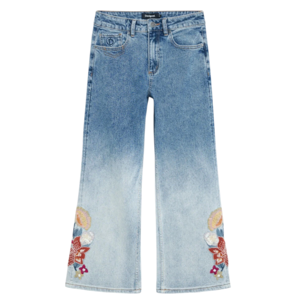 Desigual - Γυναικείο Παντελόνι Τζιν Coco 26SWDD20-5053 Μπλε 26SWDD20-5053