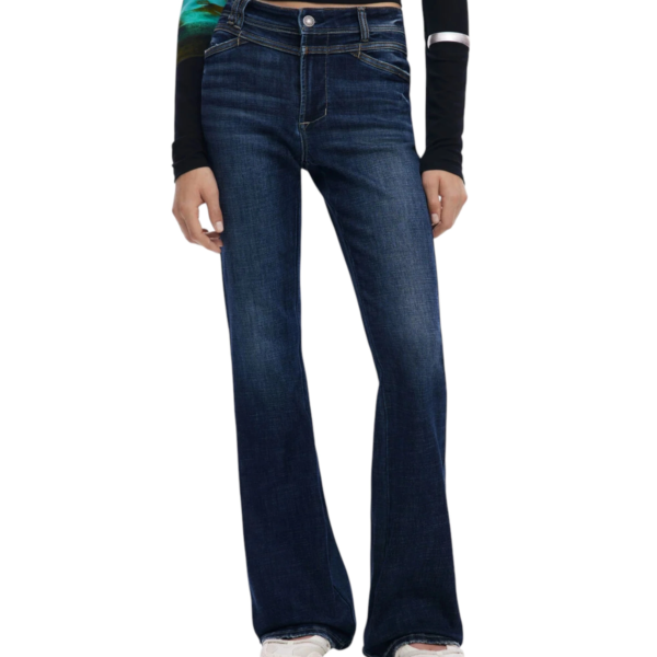 Desigual - Γυναικείο Παντελόνι Τζιν Donna Flairy 25WWDD09-5008 Μπλε 25WWDD09-5008