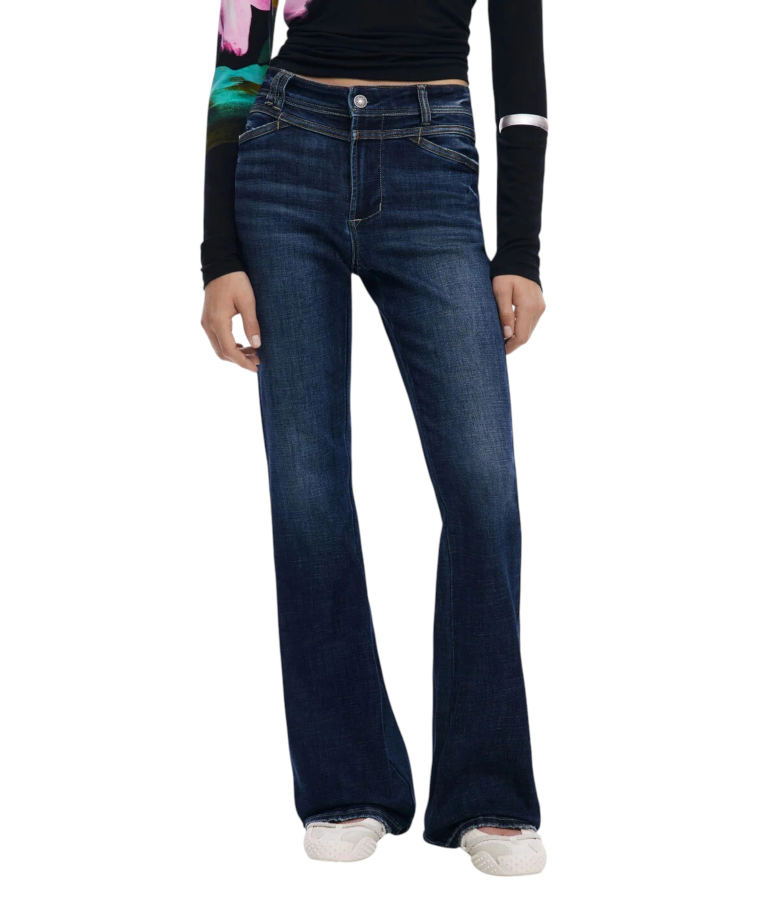 Desigual – Γυναικείο Παντελόνι Τζιν Donna Flairy 25WWDD09-5008 Μπλε (2) Desigual - Γυναικείο Παντελόνι Τζιν Donna Flairy 25WWDD09-5008 Μπλε 25WWDD09-5008