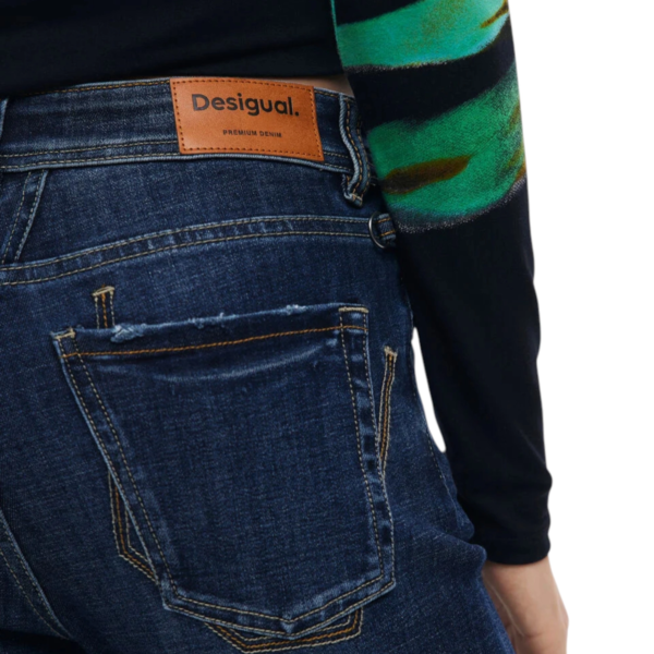 Desigual - Γυναικείο Παντελόνι Τζιν Donna Flairy 25WWDD09-5008 Μπλε 25WWDD09-5008