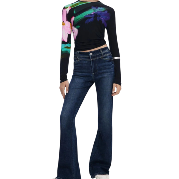 Desigual - Γυναικείο Παντελόνι Τζιν Donna Flairy 25WWDD09-5008 Μπλε 25WWDD09-5008