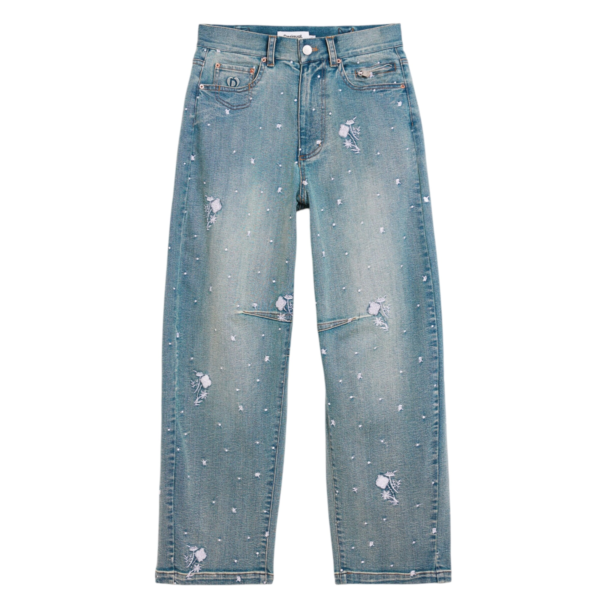 Desigual - Γυναικείο Παντελόνι Τζιν Shine Balloon Relaxed Fit 26SWDD36-5053 Μπλε Ανοιχτό 26SWDD36-5053