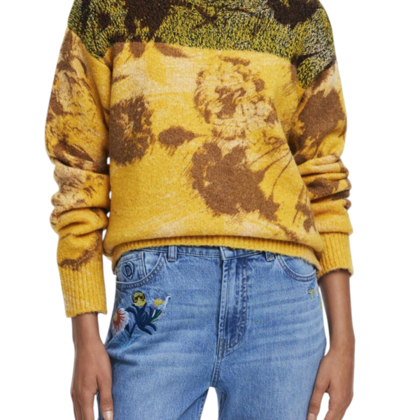 Desigual - Γυναικείο Παντελόνι Τζιν Sunflower 25WWDD23-5053 Μπλε 25WWDD23-5053