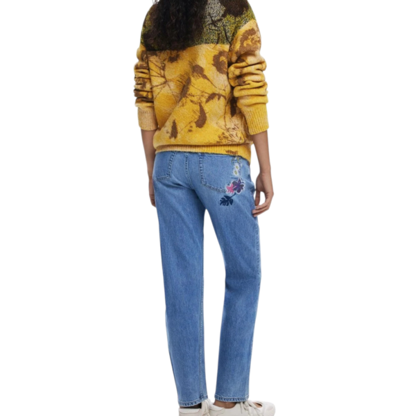 Desigual - Γυναικείο Παντελόνι Τζιν Sunflower 25WWDD23-5053 Μπλε 25WWDD23-5053