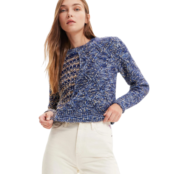 Desigual - Γυναικείο Πλεκτό Jumper Sweater 22WWJF83-5001 Μπλε