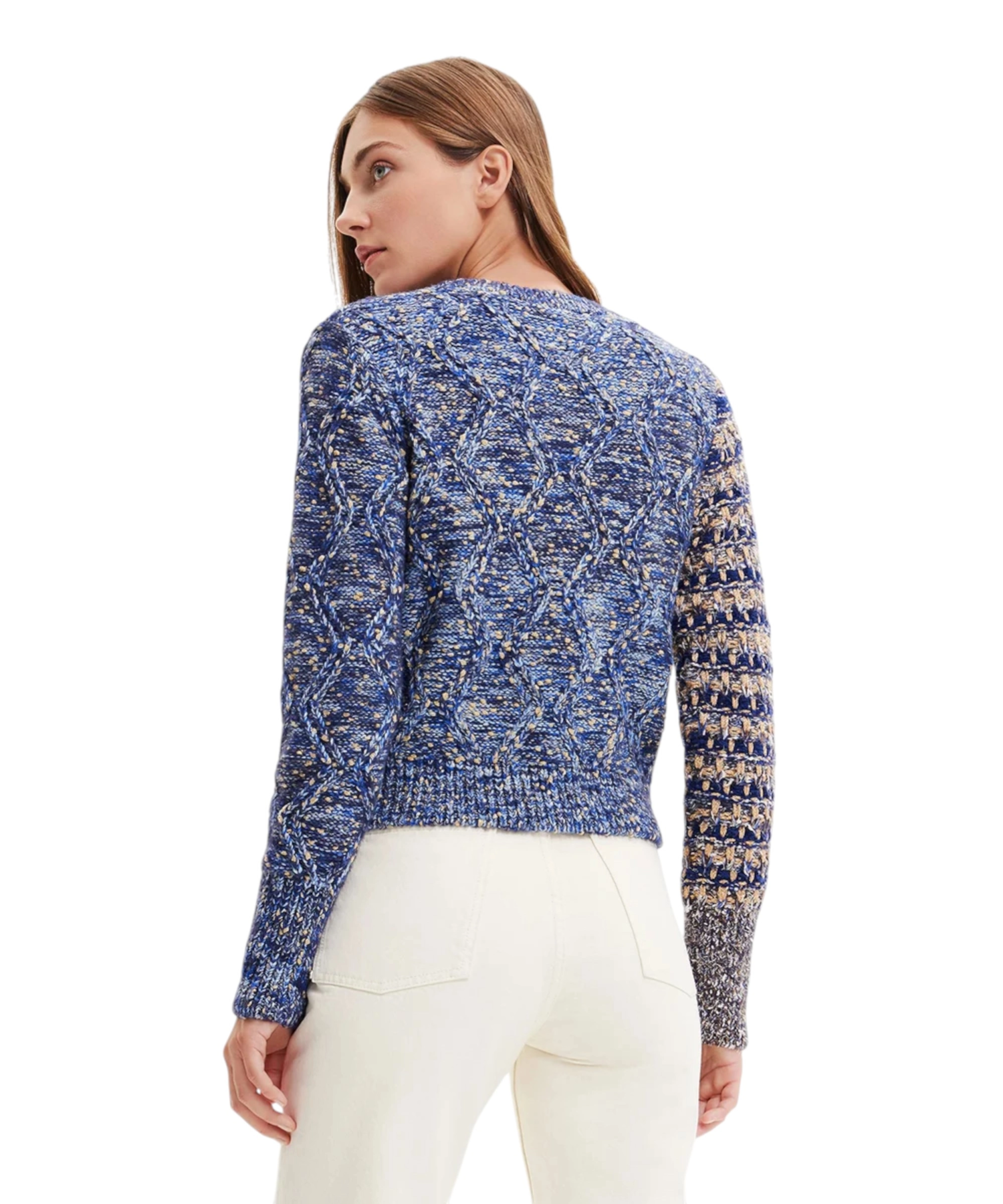 Desigual – Γυναικείο Πλεκτό Jumper Sweater 22WWJF83-5001 Μπλε (3) Desigual - Γυναικείο Πλεκτό Jumper Sweater 22WWJF83-5001 Μπλε 22WWJF83-5001
