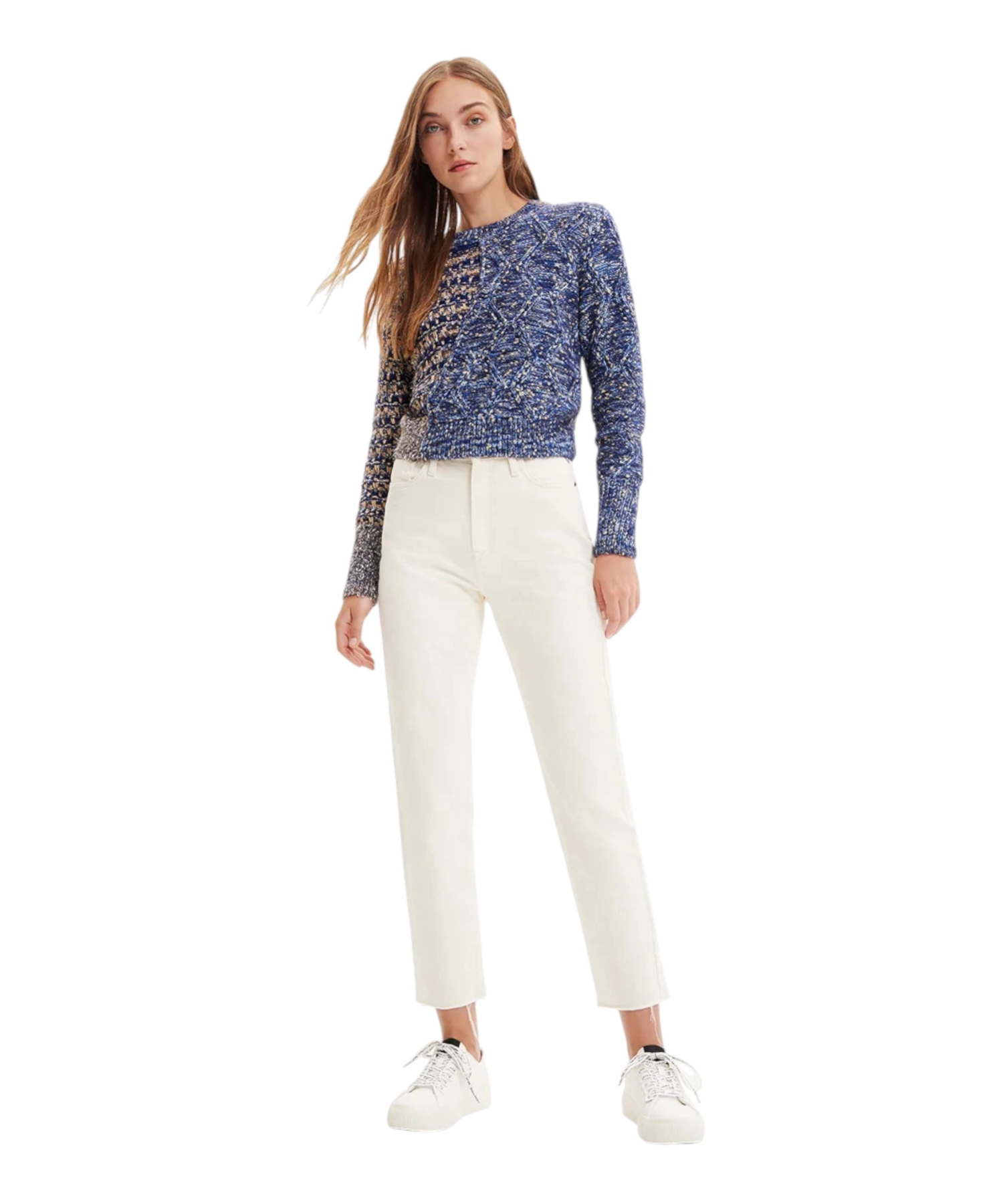 Desigual – Γυναικείο Πλεκτό Jumper Sweater 22WWJF83-5001 Μπλε (5) Desigual - Γυναικείο Πλεκτό Jumper Sweater 22WWJF83-5001 Μπλε 22WWJF83-5001