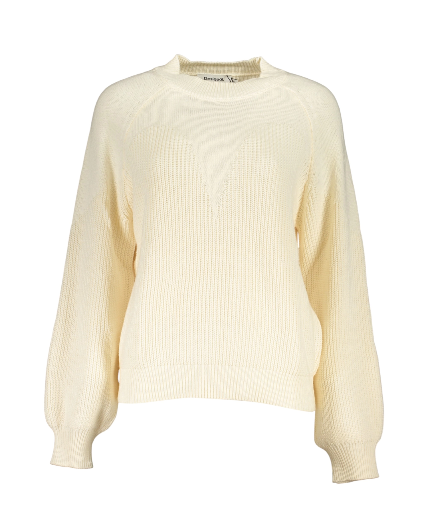 Desigual – Γυναικείο Πλεκτό Zιβάγκο Sena Chunky Knit Jumper 23WWJF14-1001 Λευκό (3) Desigual - Γυναικείο Πλεκτό Zιβάγκο Sena Chunky Knit Jumper 23WWJF14-1001 Λευκό 23WWJF14-1001