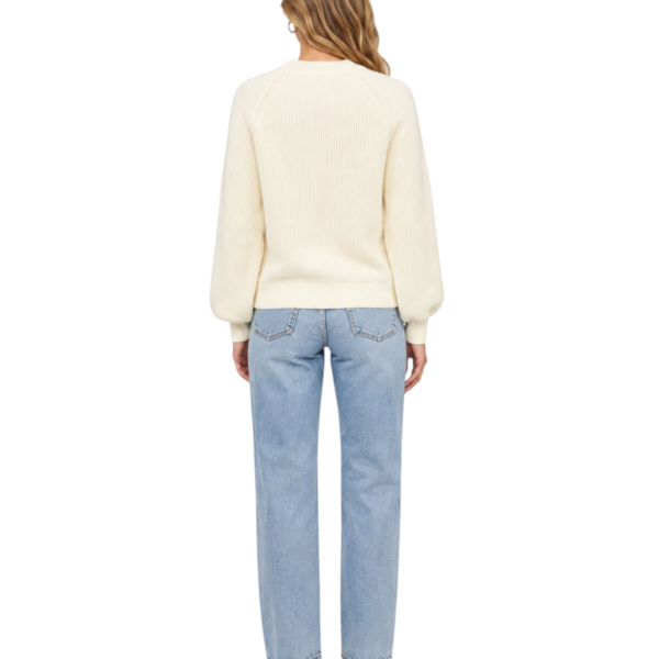 Desigual - Γυναικείο Πλεκτό Zιβάγκο Sena Chunky Knit Jumper 23WWJF14-1001 Λευκό 23WWJF14-1001