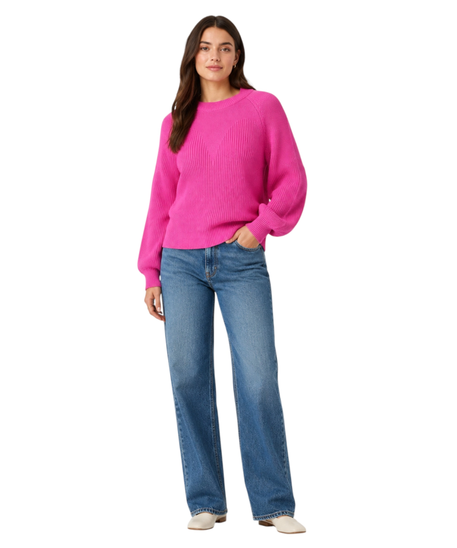 Desigual – Γυναικείο Πλεκτό Zιβάγκο Sena Chunky Knit Jumper 23WWJF14-3002 Φούξια (2) Desigual - Γυναικείο Πλεκτό Zιβάγκο Sena Chunky Knit Jumper 23WWJF14-3002 Φούξια 23WWJF14-3002
