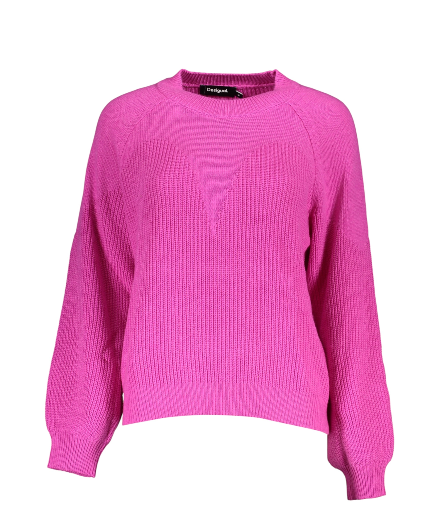 Desigual – Γυναικείο Πλεκτό Zιβάγκο Sena Chunky Knit Jumper 23WWJF14-3002 Φούξια (4) Desigual - Γυναικείο Πλεκτό Zιβάγκο Sena Chunky Knit Jumper 23WWJF14-3002 Φούξια 23WWJF14-3002