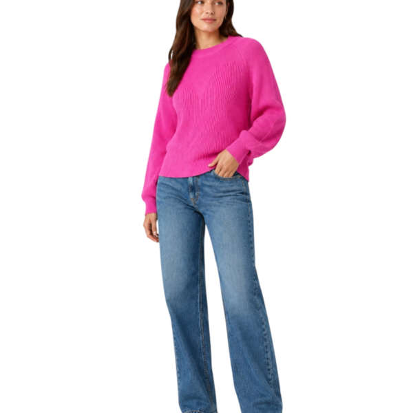 Desigual - Γυναικείο Πλεκτό Zιβάγκο Sena Chunky Knit Jumper 23WWJF14-3002 Φούξια 23WWJF14-3002