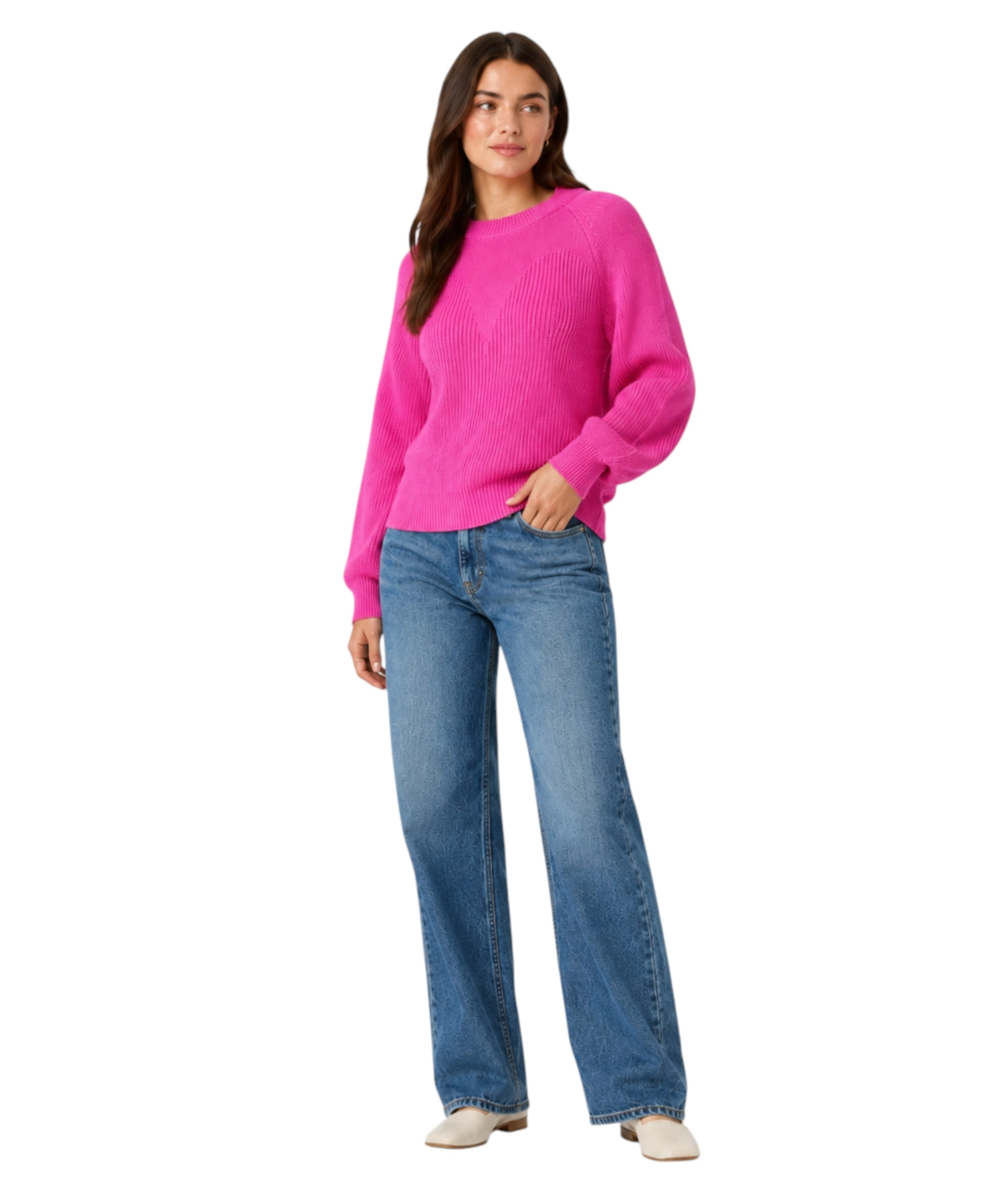 Desigual – Γυναικείο Πλεκτό Zιβάγκο Sena Chunky Knit Jumper 23WWJF14-3002 Φούξια (5) Desigual - Γυναικείο Πλεκτό Zιβάγκο Sena Chunky Knit Jumper 23WWJF14-3002 Φούξια 23WWJF14-3002