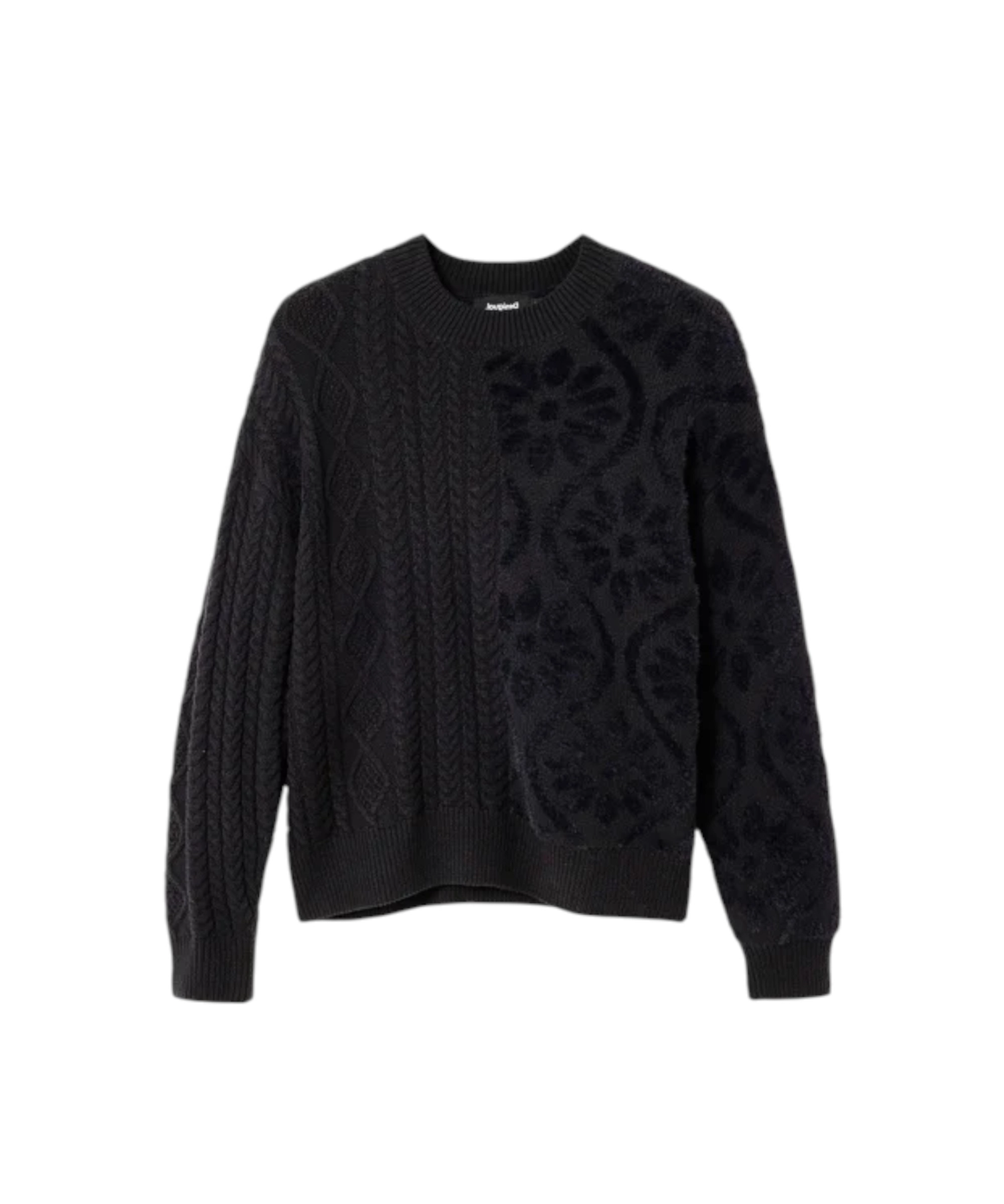 Desigual – Γυναικείο Πλεκτό Zιβάγκο Shasa Loose Fit 23WWJF50-2000 Μαύρο (9) Desigual - Γυναικείο Πλεκτό Zιβάγκο Shasa Loose Fit 23WWJF50-2000 Μαύρο 23WWJF50-2000