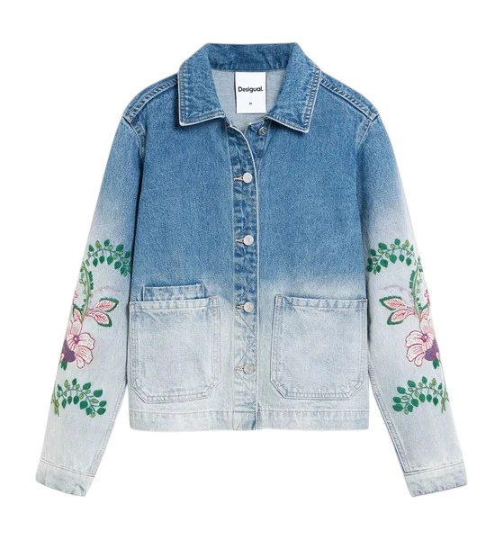 Desigual - Γυναικείο Τζιν Μπουφάν Dakota 26SWED16-5053 Μπλε 26SWED16-5053