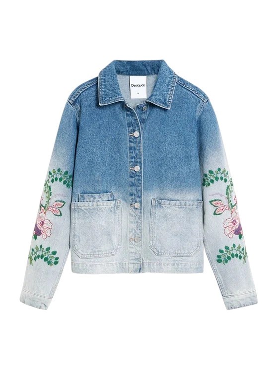 Desigual – Γυναικείο Τζιν Μπουφάν Dakota 26SWED16-5053 Μπλε (1) Desigual - Γυναικείο Τζιν Μπουφάν Dakota 26SWED16-5053 Μπλε 26SWED16-5053