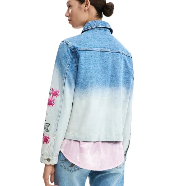 Desigual - Γυναικείο Τζιν Μπουφάν Dakota 26SWED16-5053 Μπλε 26SWED16-5053