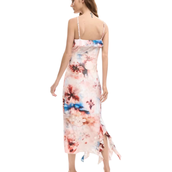 Desigual - Γυναικείο Φόρεμα Nora Pixelado 26SWVK35-3067 Ροζ 26SWVK35-3067