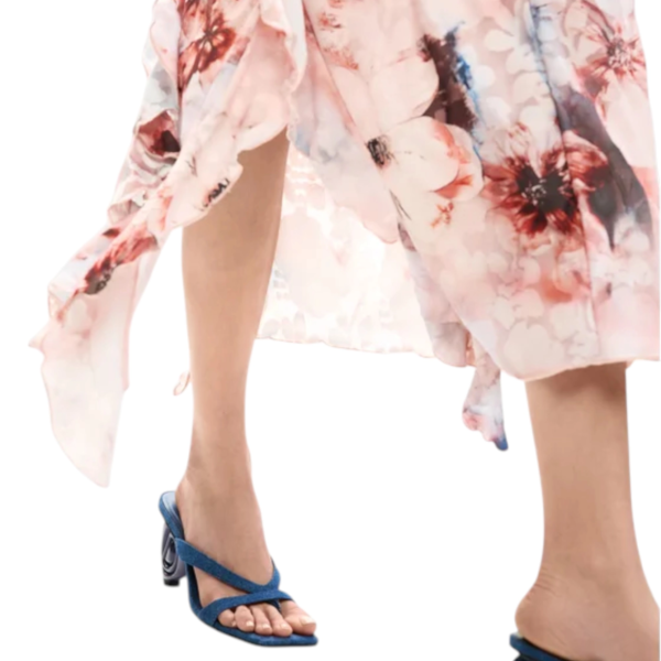 Desigual - Γυναικείο Φόρεμα Nora Pixelado 26SWVK35-3067 Ροζ 26SWVK35-3067