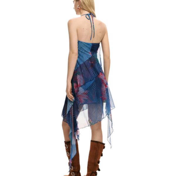 Desigual - Γυναικείο Φόρεμα Nora Pixelado 26SWVK36-5001 Μπλε 26SWVK36-5001