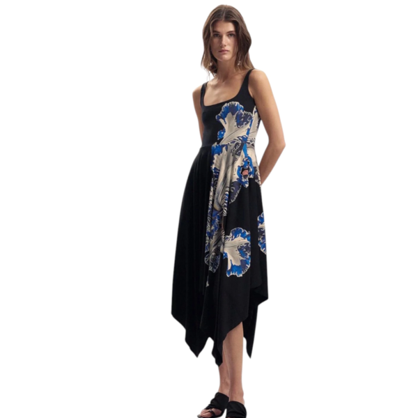 Desigual - Γυναικείο Φόρεμα Orchid 26SWVK44-2000 Μαύρο Με Σχέδια 26SWVK44-2000