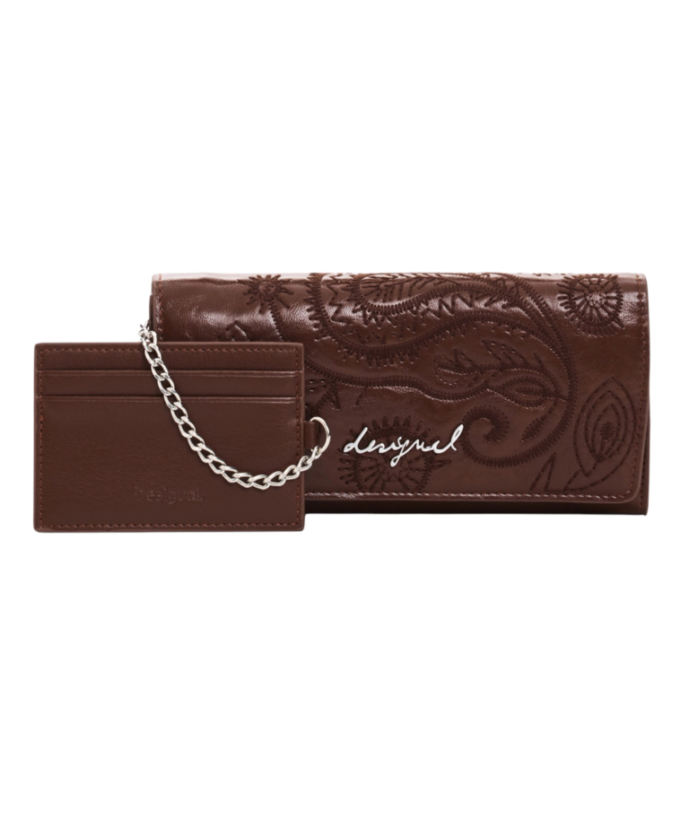 Desigual - Γυναικείο πορτοφόλι Siroco Marina 26WAYP27-6011 Καφέ