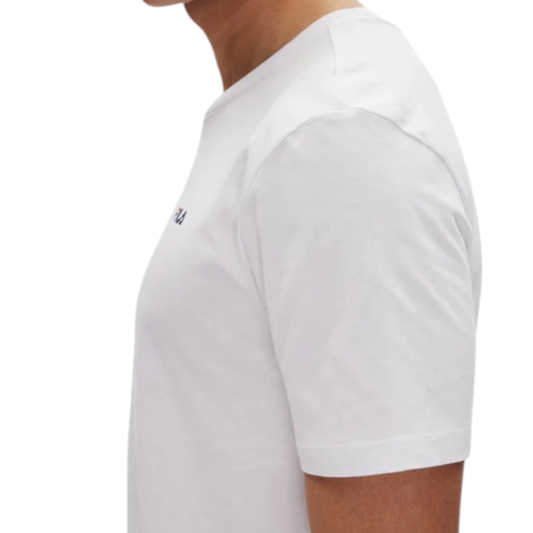 Fila - Ανδρικές Κοντομάνικες Φανέλες Brod FAM0083-13005 Μαύρο/Λευκό FAM0083-13005