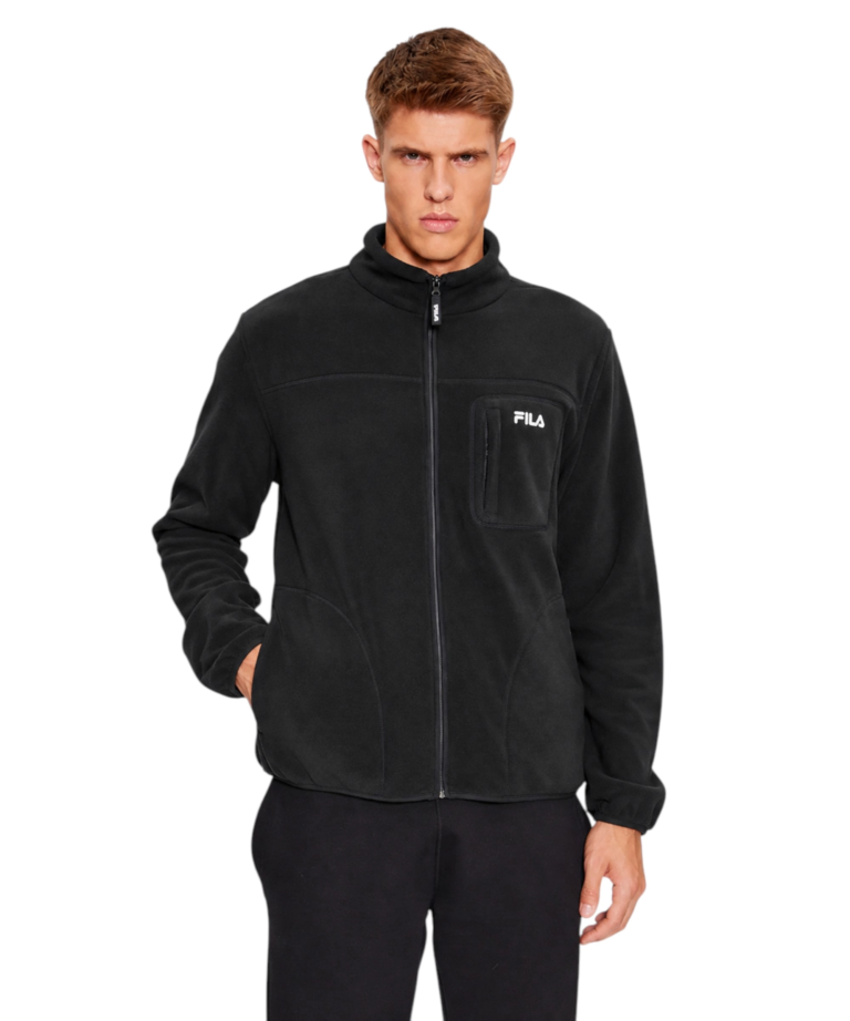 Fila - Ανδρική Ζακέτα Fleece FAM0457-80010 Μαύρο
