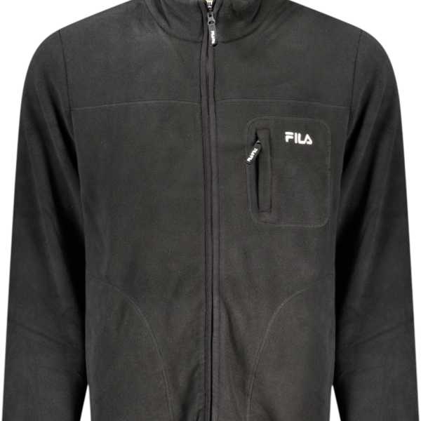 Fila - Ανδρική Ζακέτα Fleece FAM0457-80010 Μαύρο FAM0457-80010