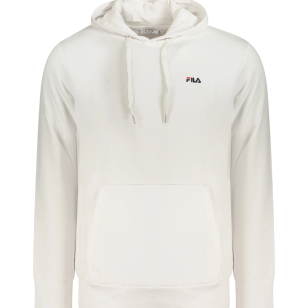 Fila - Ανδρική Μπλούζα Φούτερ Με Κουκούλα Lumezzane FAM0875-10001 Λευκό FAM0875-10001