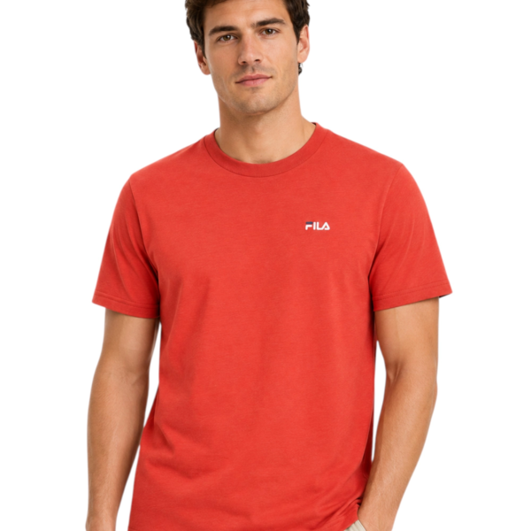 Fila - Ανδρικό Κοντομάνικο T-shirt Laas FAM0874-30068 Κόκκινο
