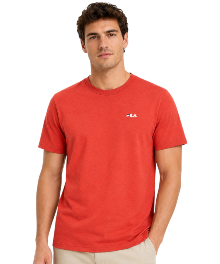 Fila - Ανδρικό Κοντομάνικο T-shirt Laas FAM0874-30068 Κόκκινο