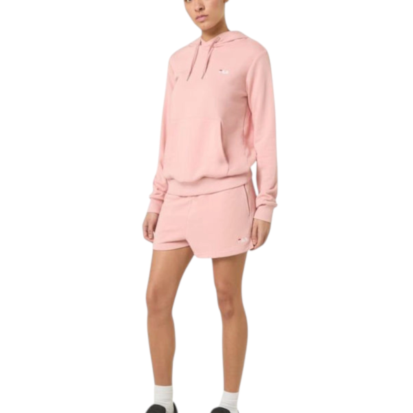 Fila - Γυναικεία Μπλούζα Με Κουκούλα Lierna FAW1054-40133 Ροζ FAW1054-40133