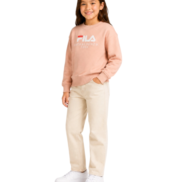 Fila - Παιδική Μπλούζα Φούτερ Benna FAK0430-40133 Ροζ FAK0430-40133
