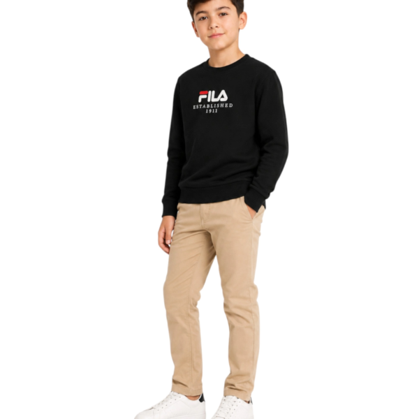 Fila - Παιδική Μπλούζα Φούτερ Benna FAK0430-80010 Μαύρο FAK0430-80010
